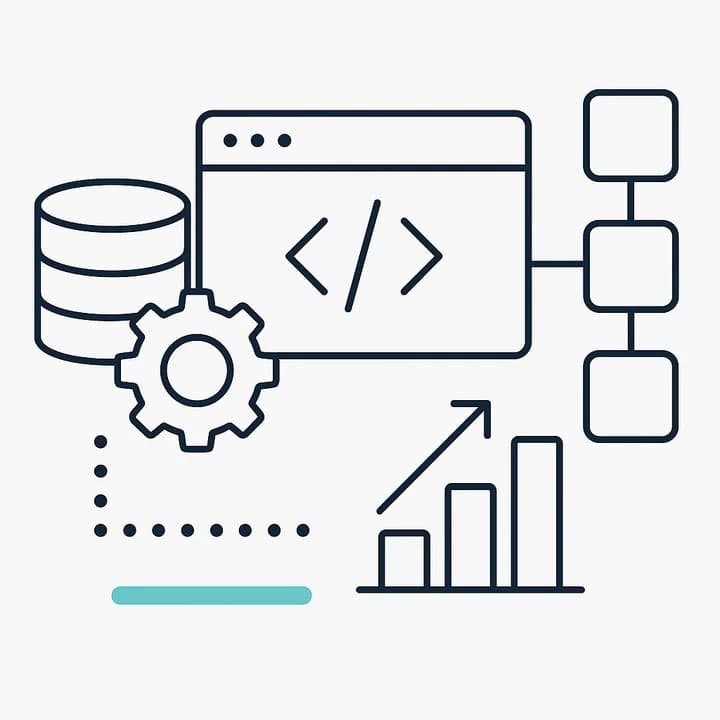 Illustration of API integration and data flow